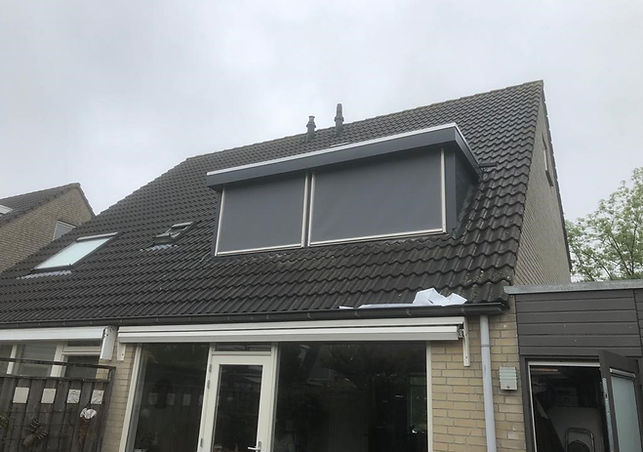 Dakkapel geplaatst op een woning in de regio Breda